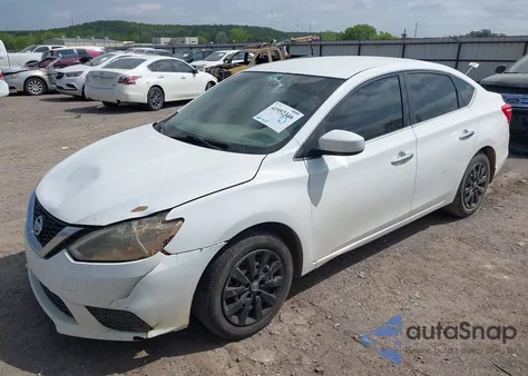 2017 Nissan Sentra S из США, поврежденный, VIN 3N1AB7AP5HY283941